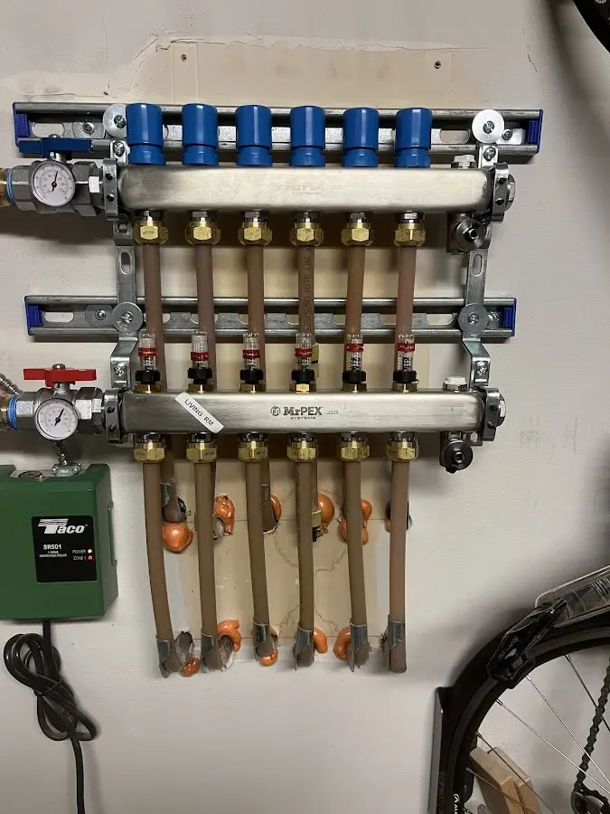 Plumber performing Leak Detection at a residential property in Litchfield